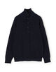 【WEB先行予約】TOMORROWLAND tricot アルパカ 片畦 スタンドネックポロニット