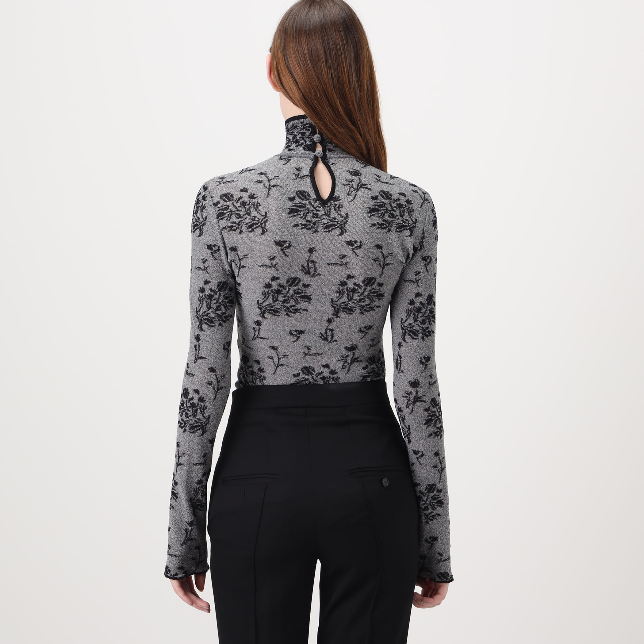Mame Kurogouchi Floral Jacquard Knit Bodysuit ジャカード ボディ