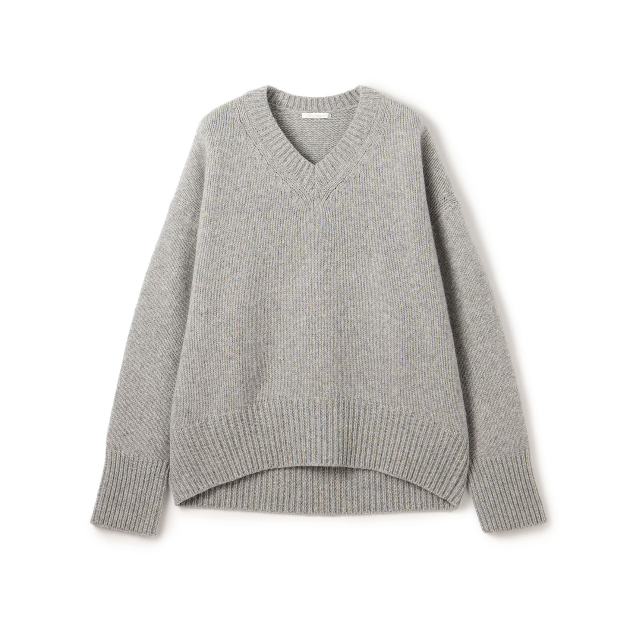 美品✨GALERIE VIE　21AW　ファインウール Vネックプルオーバー　M WEB先行予約】ファインウール Vネックプルオーバー