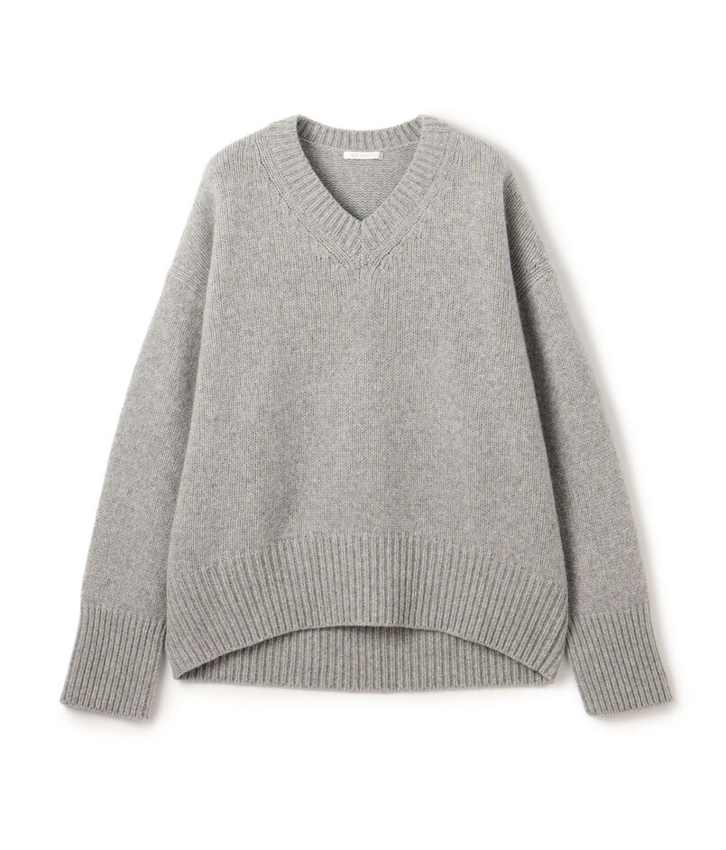 【WEB先行予約】ファインウール Vネックプルオーバー