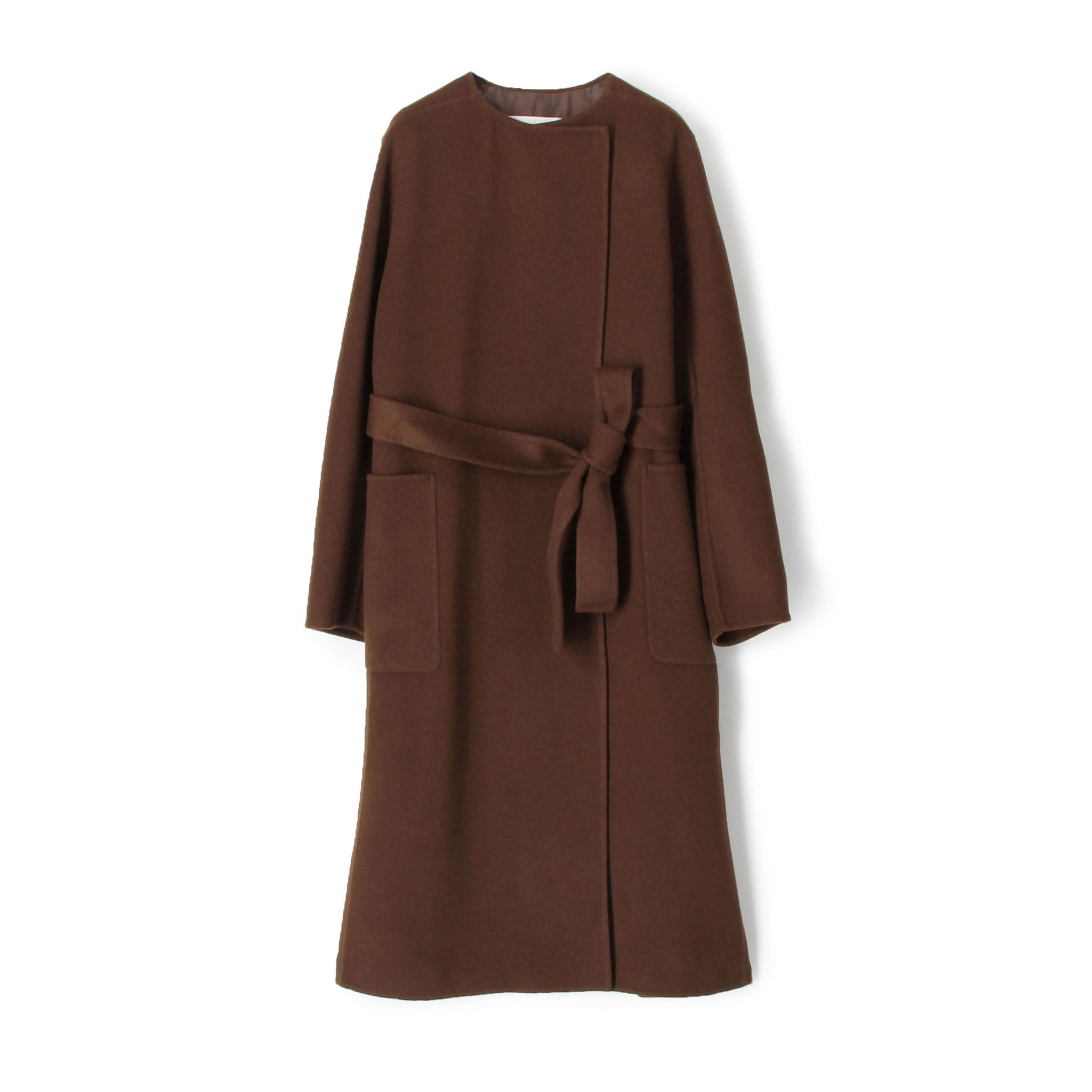 タイムセール‼️トゥモローランド　ballsey ノーカラーコート プレミアムウールリバー ノーカラーコート｜トゥモローランド 公式通販