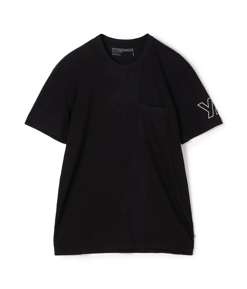 YOSEMITEロゴプリント ポケット付きTシャツ MLJ3282KR