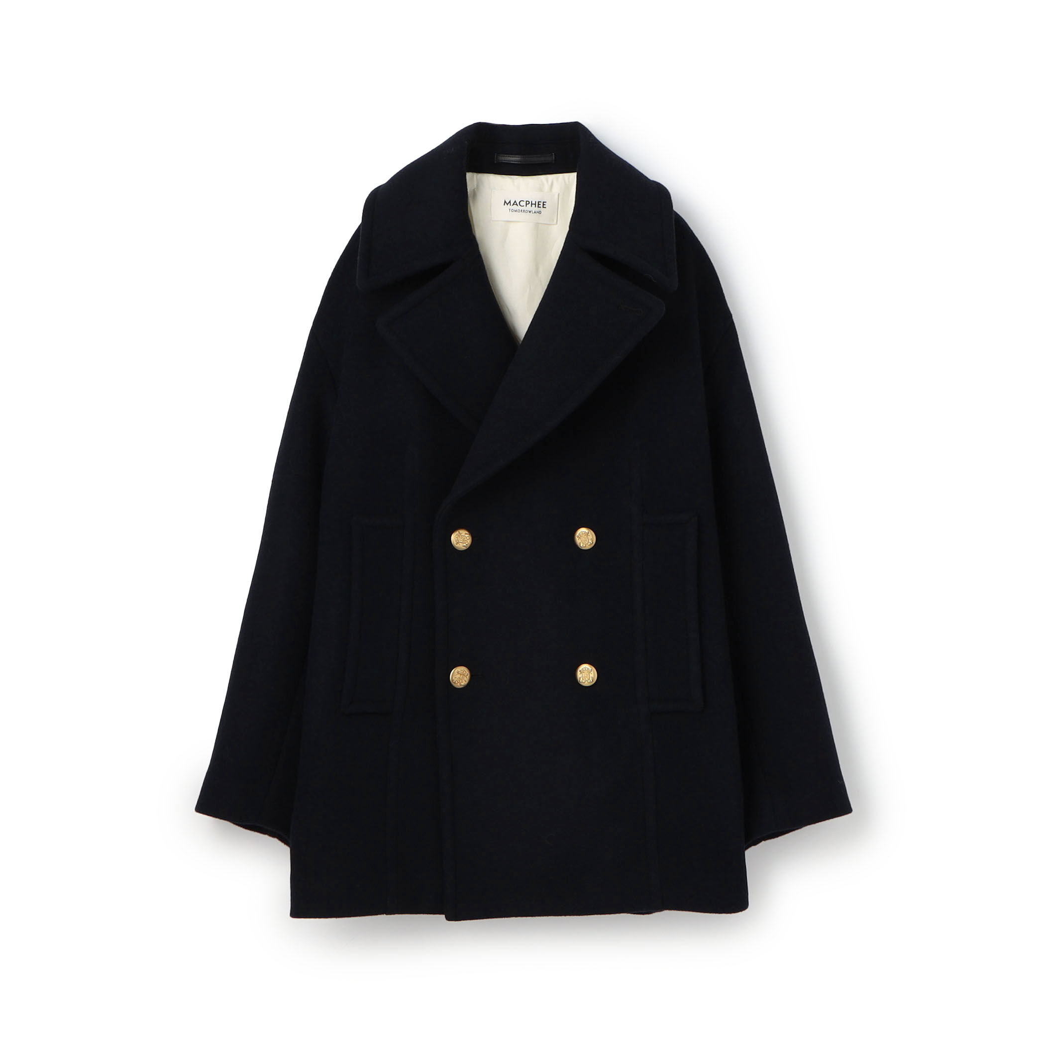未使用に近い MACPHEE モヘヤメルトン Pコート 34 トゥモローランド メルトンビーバー Pコート｜トゥモローランド 公式通販