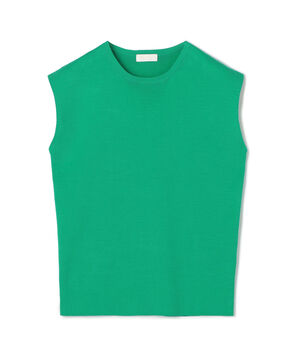 ハイゲージコットン ノースリーブプルオーバー