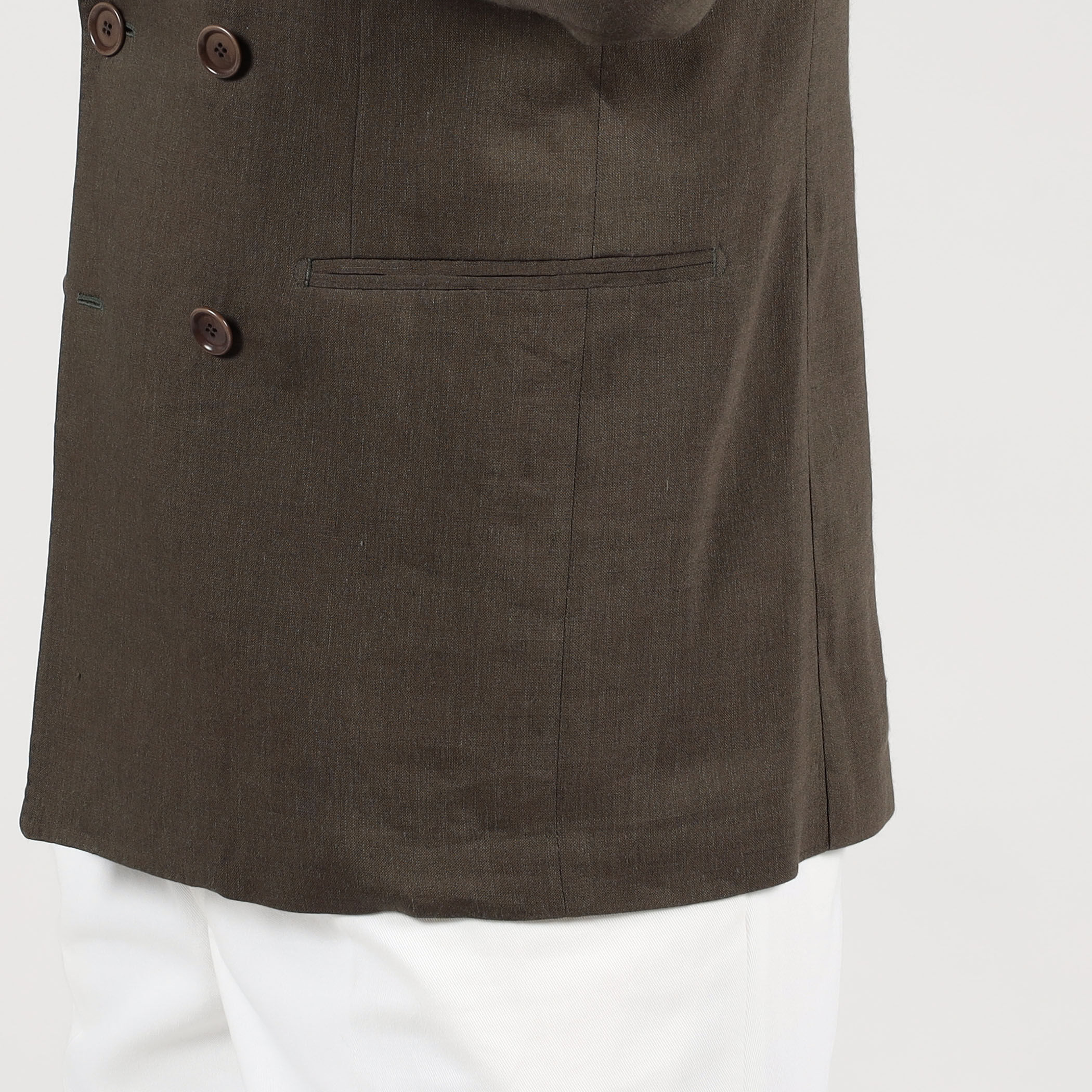 別注】De Petrillo ストレッチトロピカル ダブルブレステッド6B 別注】De Petrillo ストレッチトロピカル ダブルブレステッド6B