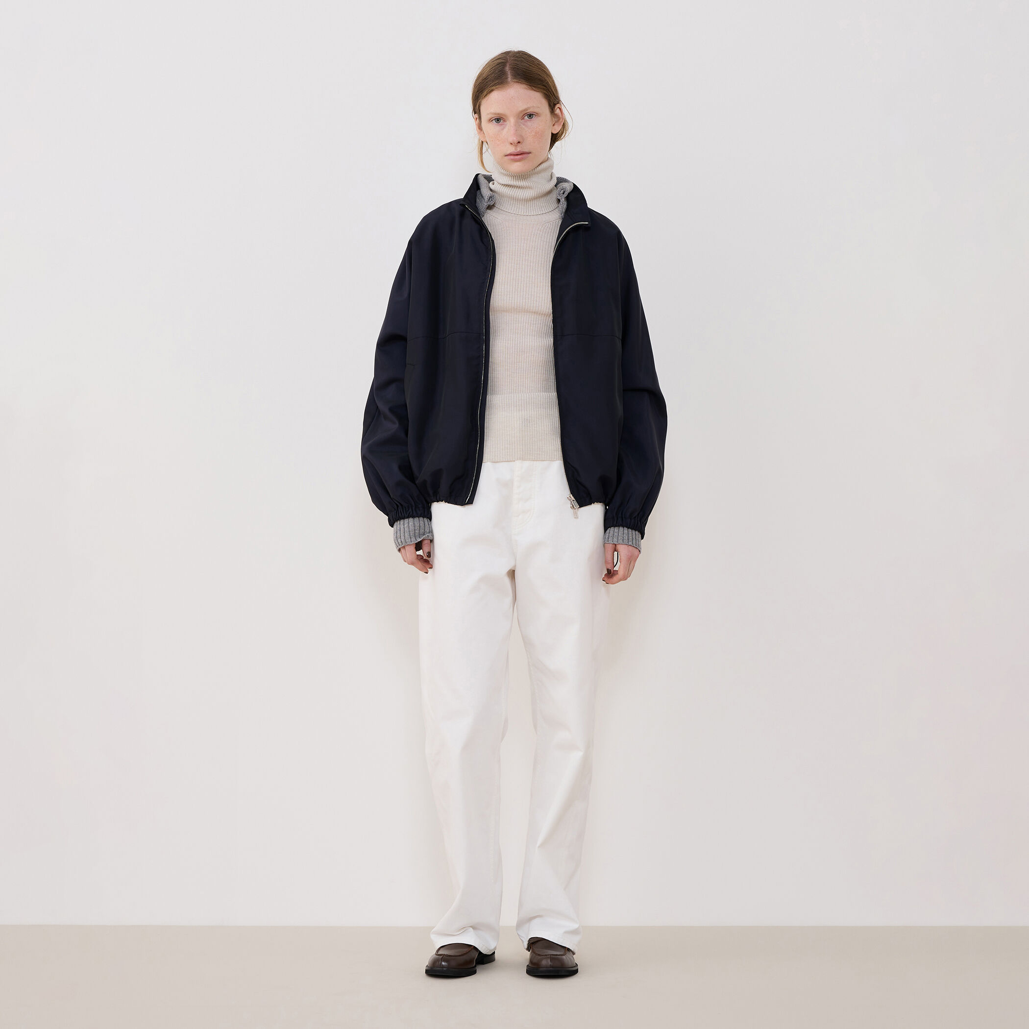 ナイロンシルクタフタ トラックジャケット｜トゥモローランド 公式通販