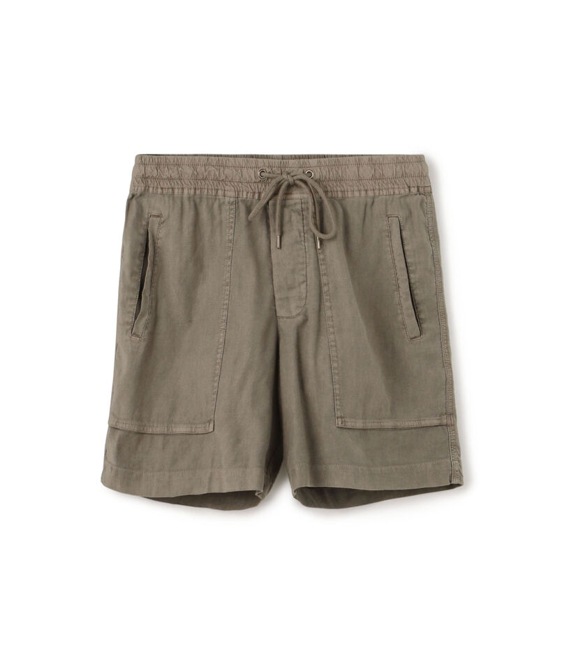リネンコットン パッチポケットショーツ MLCO4256