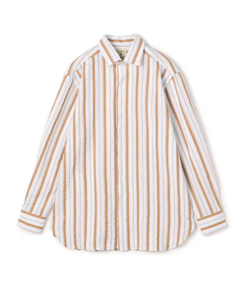 【別注】GUY ROVER コットンドビー ワンピースカラー ロングスリーブシャツ