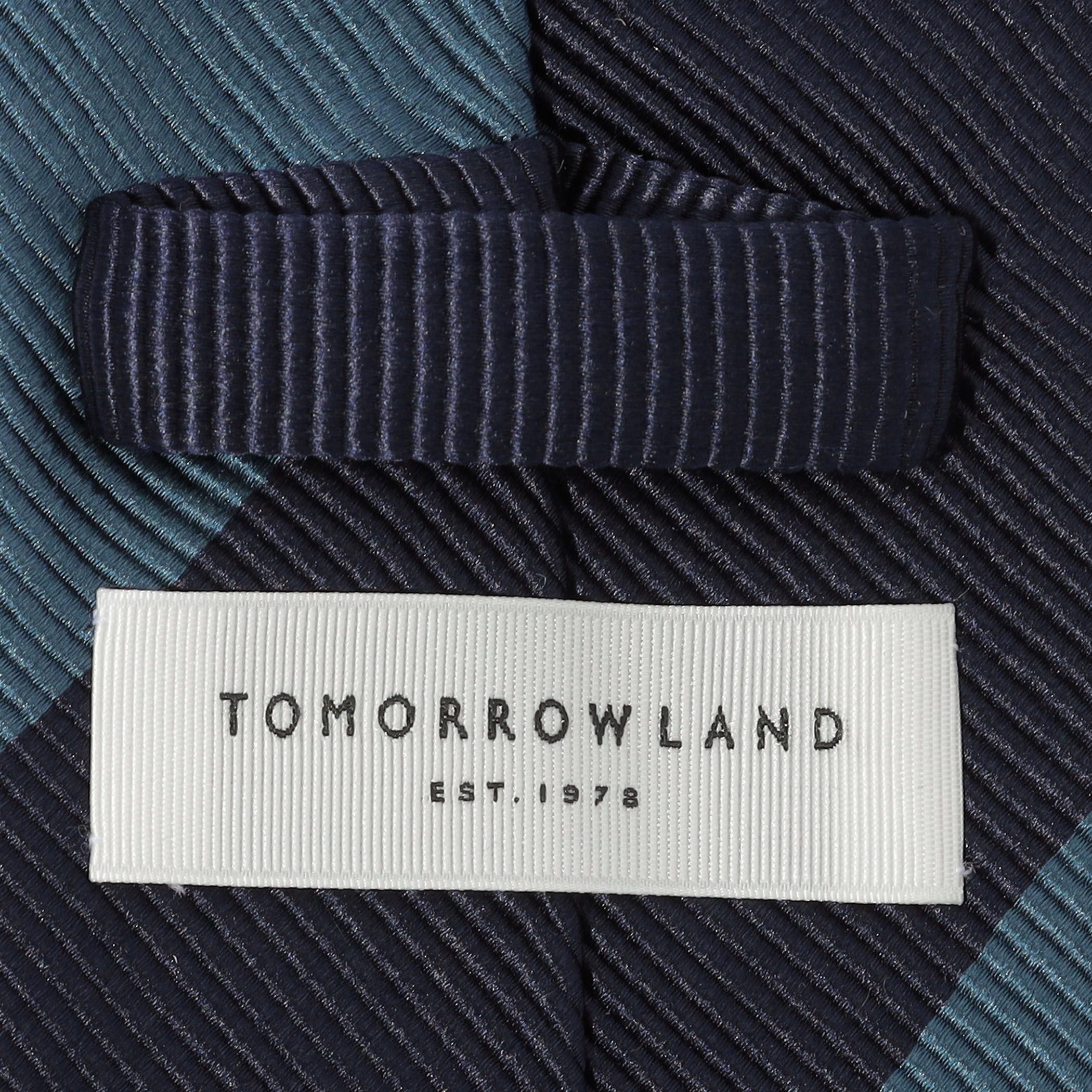 TOMORROWLAND シルクジャガード レジメンタルストライプネクタイ