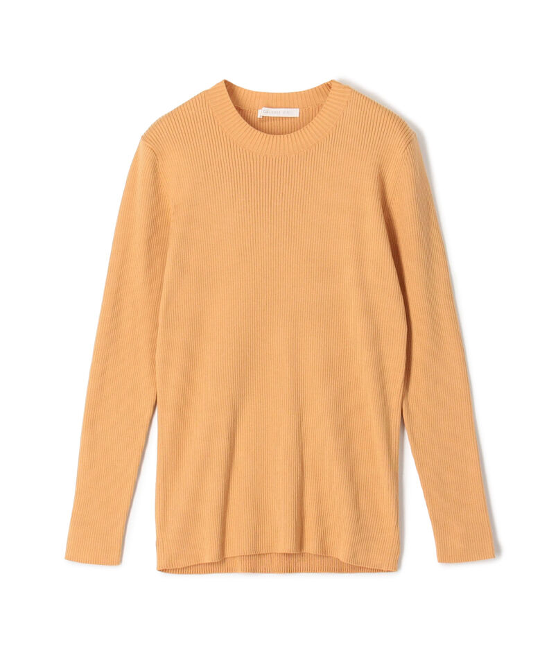 ギザコットンリブ クルーネックプルオーバー