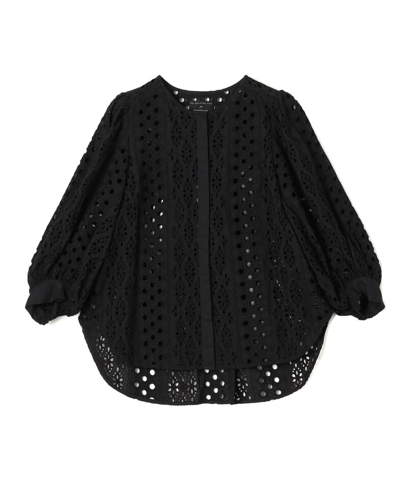 別注】ne Quittez pas BLACK × TOMORROWLAND エンブロイダリートップス 