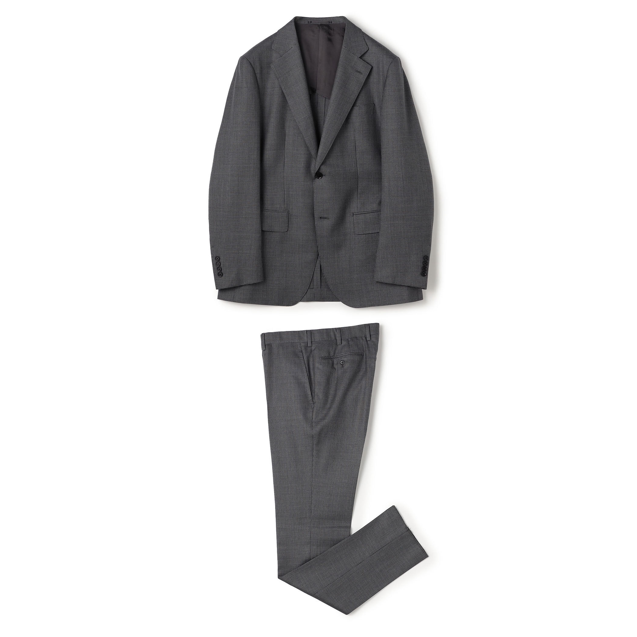 ウールシルク シングルブレステッド 2Bスーツ TRAVELLER+SILK E.Zegna