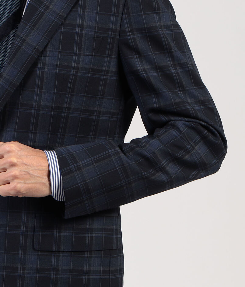 Super120'sウール シングルブレステッド2Bジャケット Dormeuil Super120'sウール シングルブレステッド2Bジャケット Dormeuil