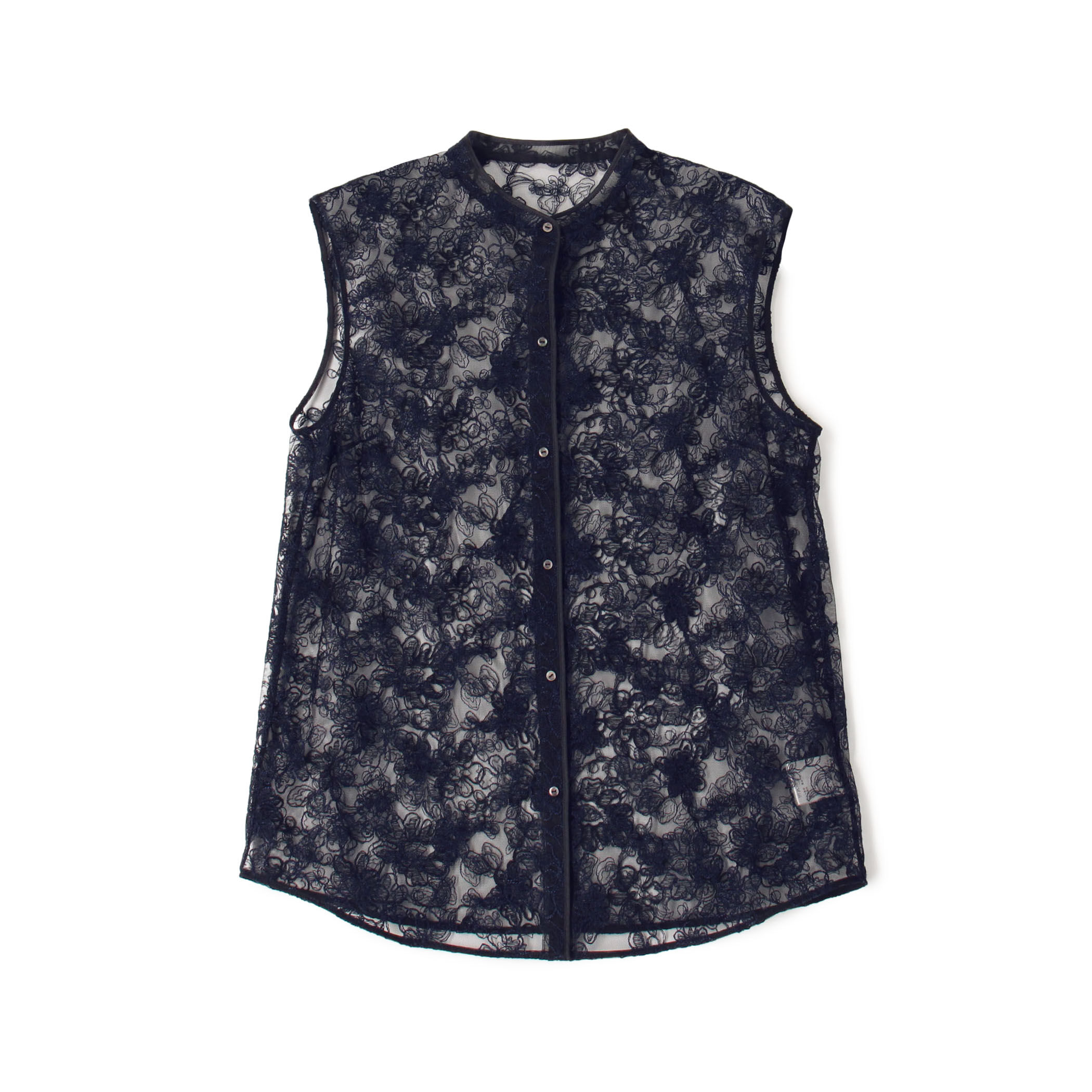 ローダンセエンブロイダリー パイピングレースブラウス