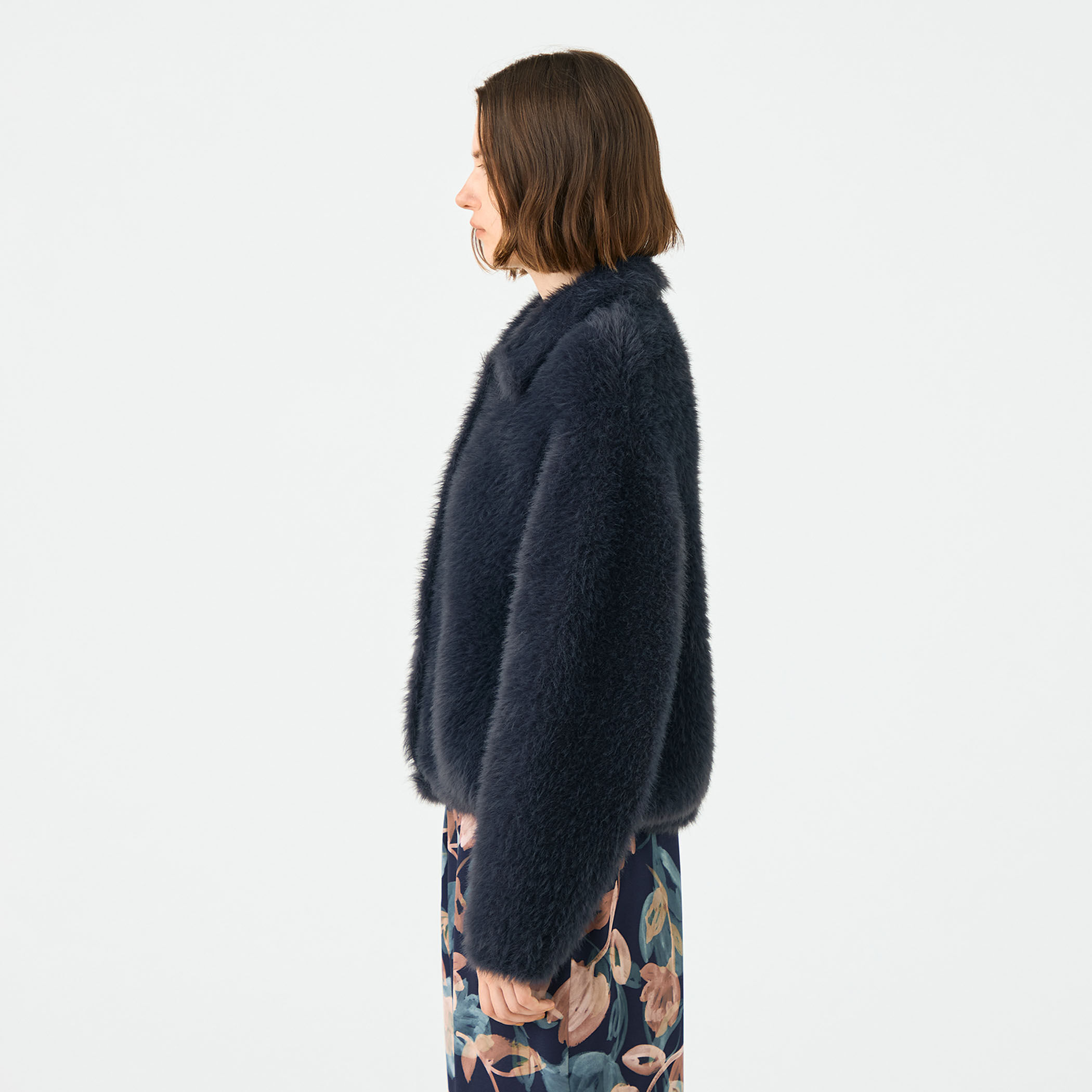 フェザーヤーン ステンカラーカーディガン｜トゥモローランド 公式通販