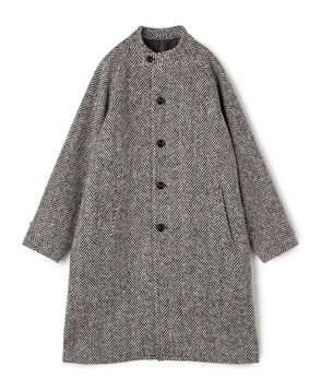 ドネガルツイード スタンドカラーコート MAGEE