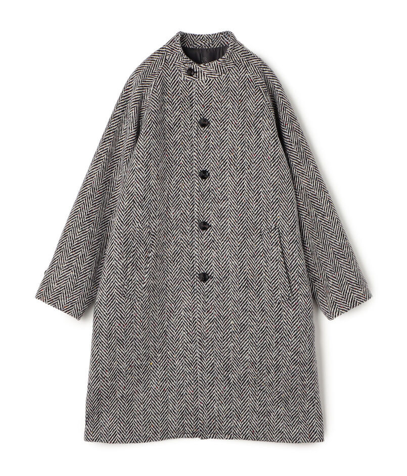 ドネガルツイード スタンドカラーコート MAGEE