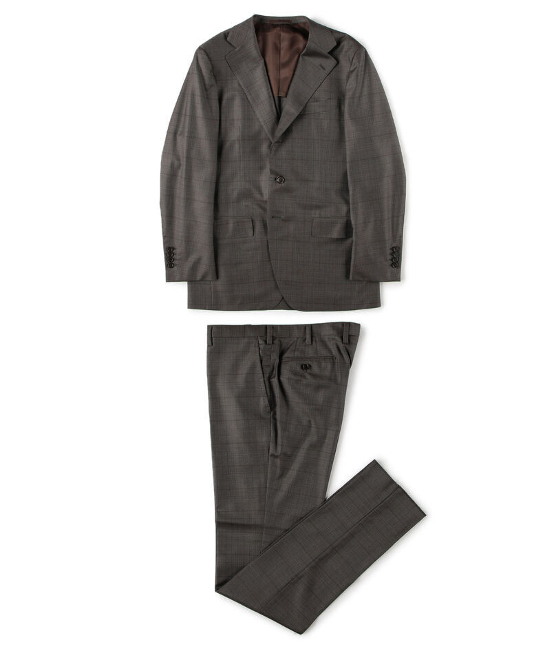 Super150'sウールツイル 段返り3Bスーツ TROFEO ERMENEGILDO ZEGNA