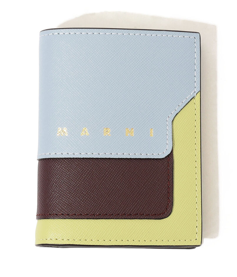 MARNI BIFOLD BIG LOGO サフィアーノレザー製二つ折りウォレット