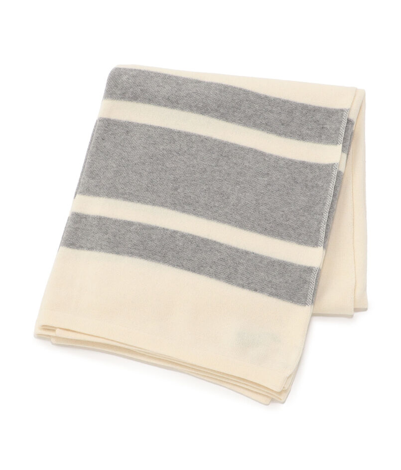 バハストライプニットブランケット HCG9862