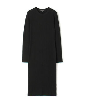 ストレッチリネンリブ クルーネックワンピース WYLP6785