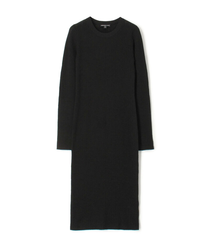 ストレッチリネンリブ クルーネックワンピース WYLP6785