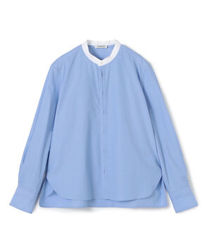 シャトルポプリン クレリックシャツ