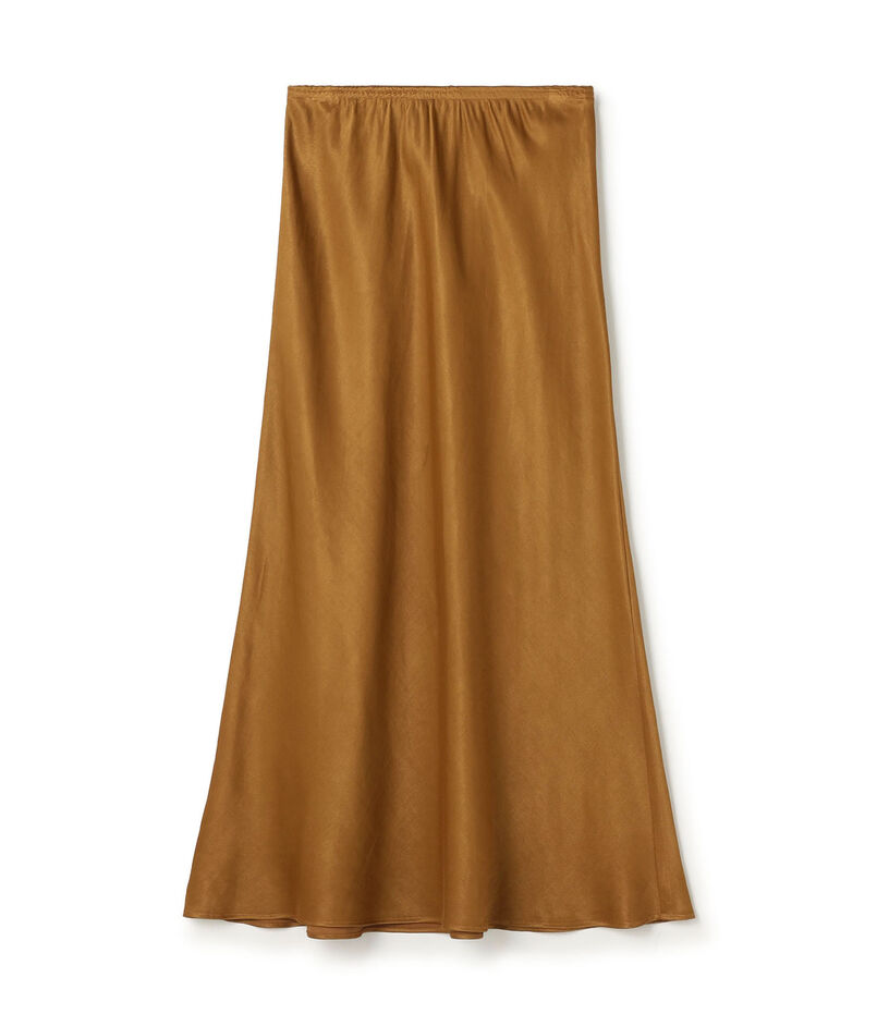 ソフトサテン セミフレアスカート