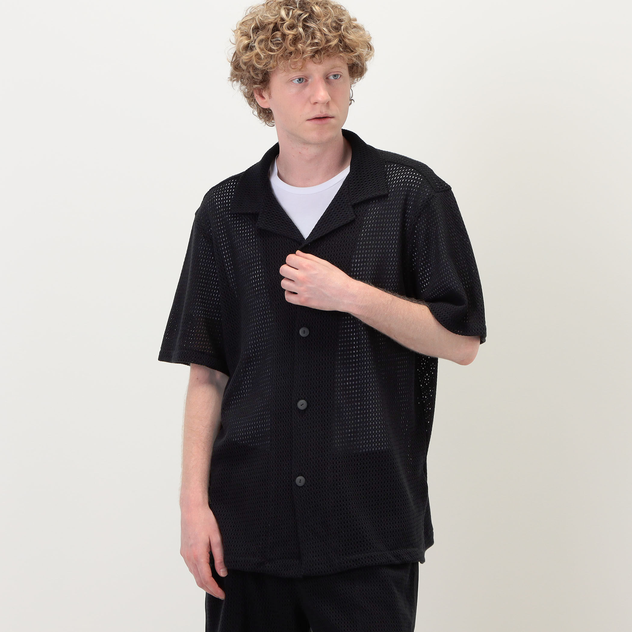 別注】OAS×Edition Gensou cuba shirt コットンメッシュ キューバ