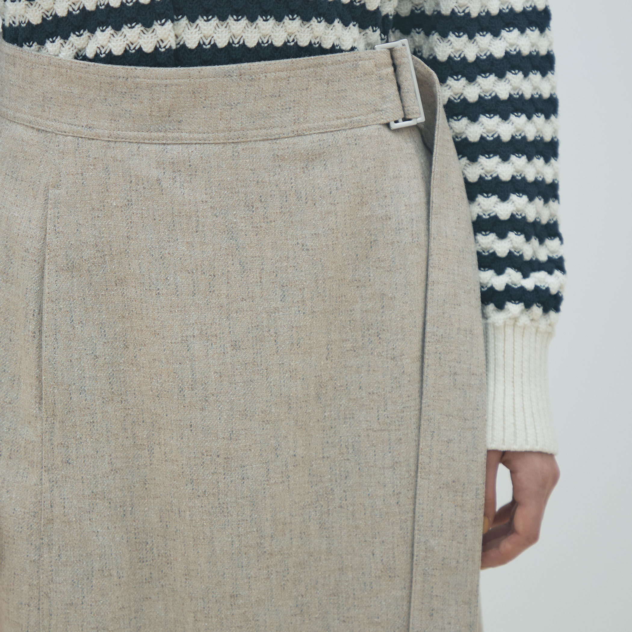 ネップツイード マキシスカート｜トゥモローランド 公式通販