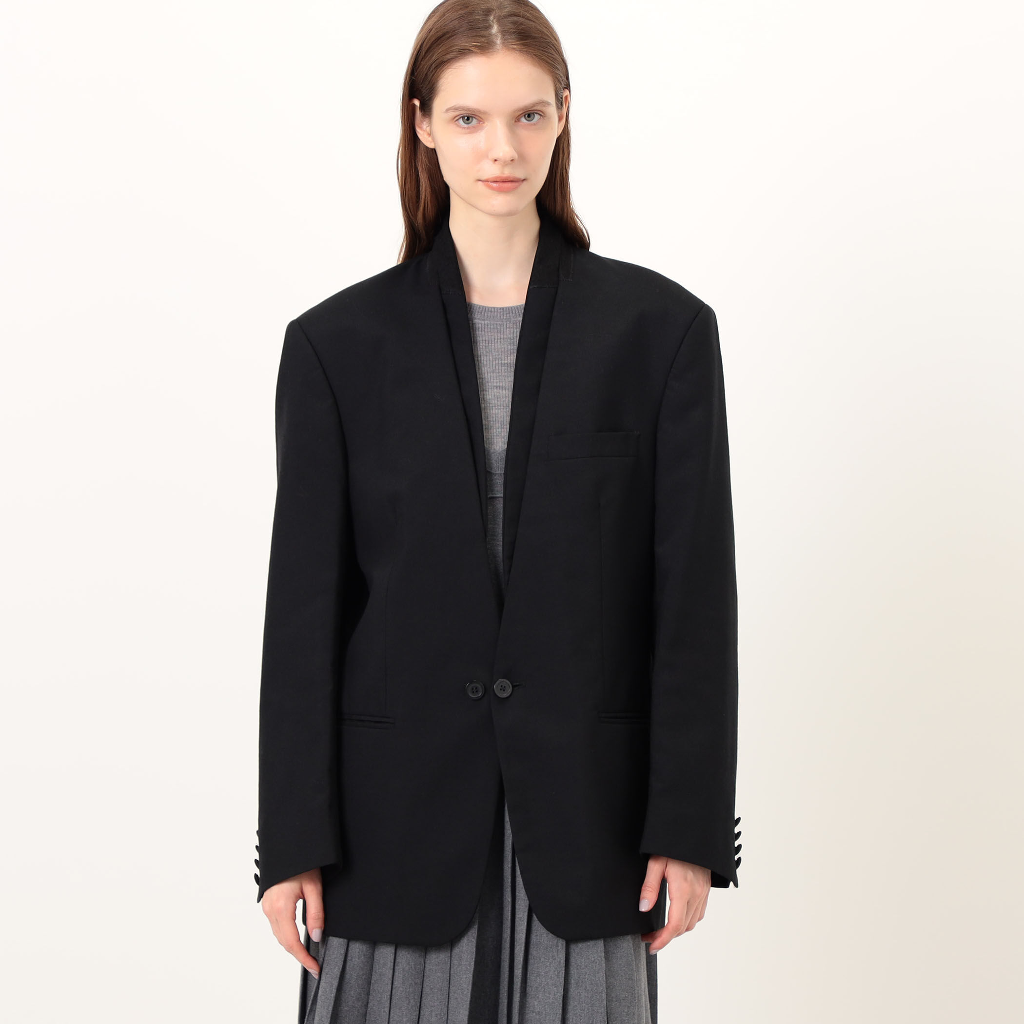 MARINA YEE Origami Round Lapel ウールジャケット｜トゥモローランド