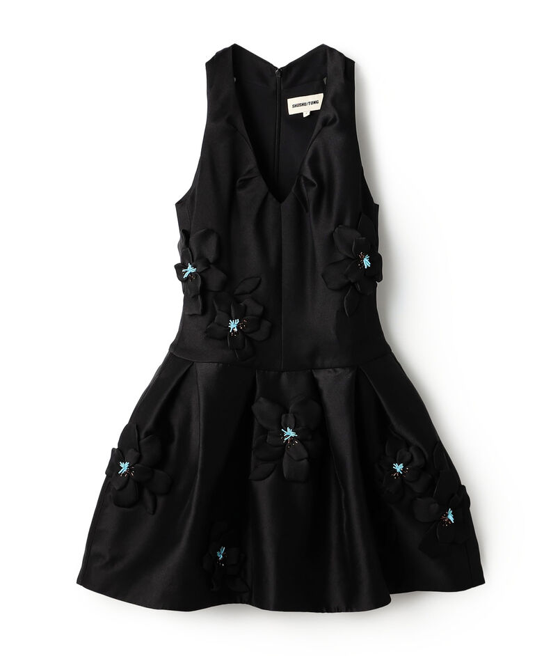 SHUSHU/TONG Tucked Halter Neck Dress ホルターネック ミニドレス