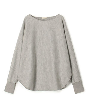 ニットコンビネーション ボートネックプルオーバー