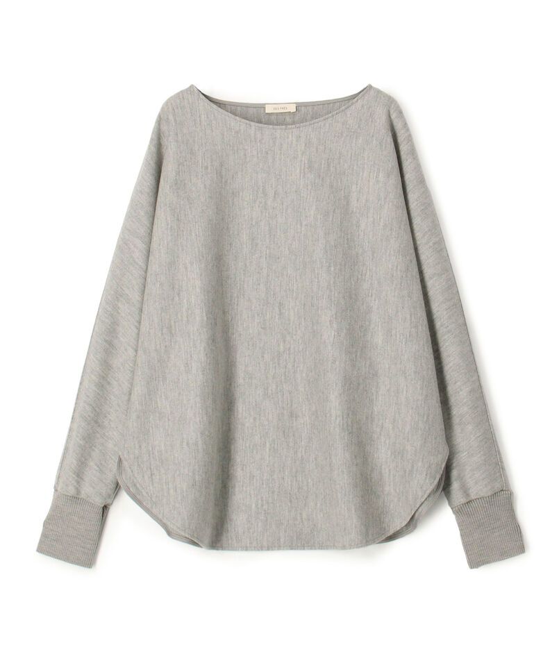 ニットコンビネーション ボートネックプルオーバー