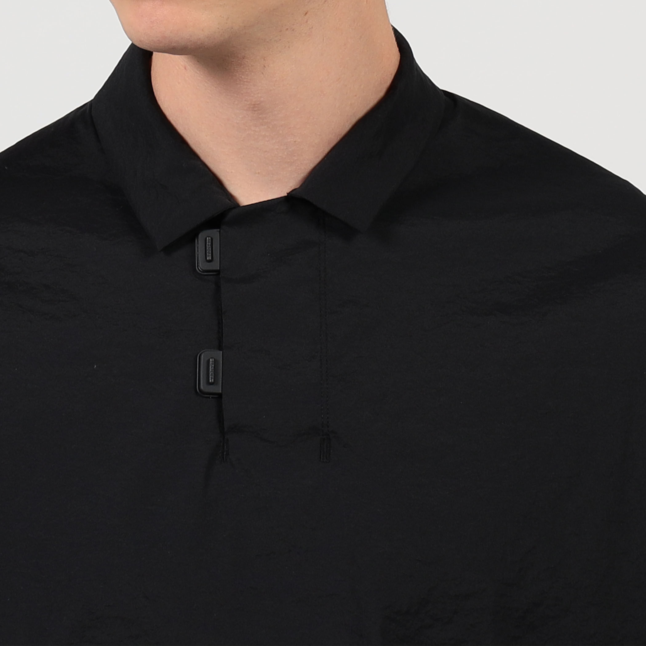 トップス TEATORA AQUAKINESIS CAPSULESNAP POLO TEATORA Capsulesnap Polo Shirt AQ Black | HAVEN