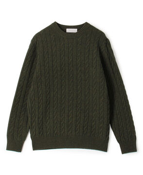 TOMORROWLAND tricot スーパーファインラムウール ケーブルニット