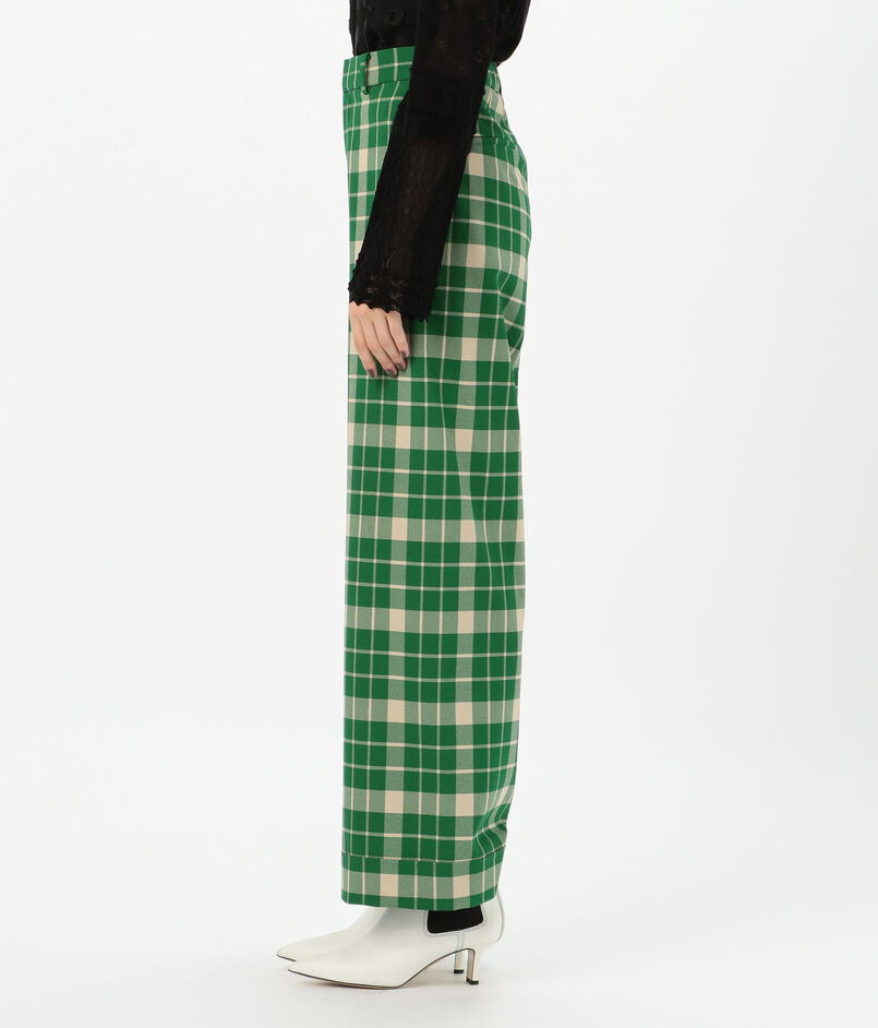 CABaN クレープチェック ワイドパンツ｜トゥモローランド 公式通販 