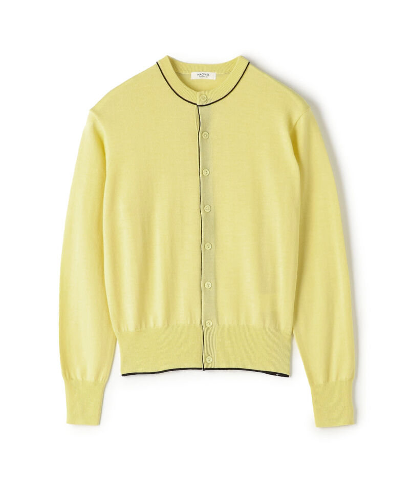 プレーンウール クルーネックカーディガン