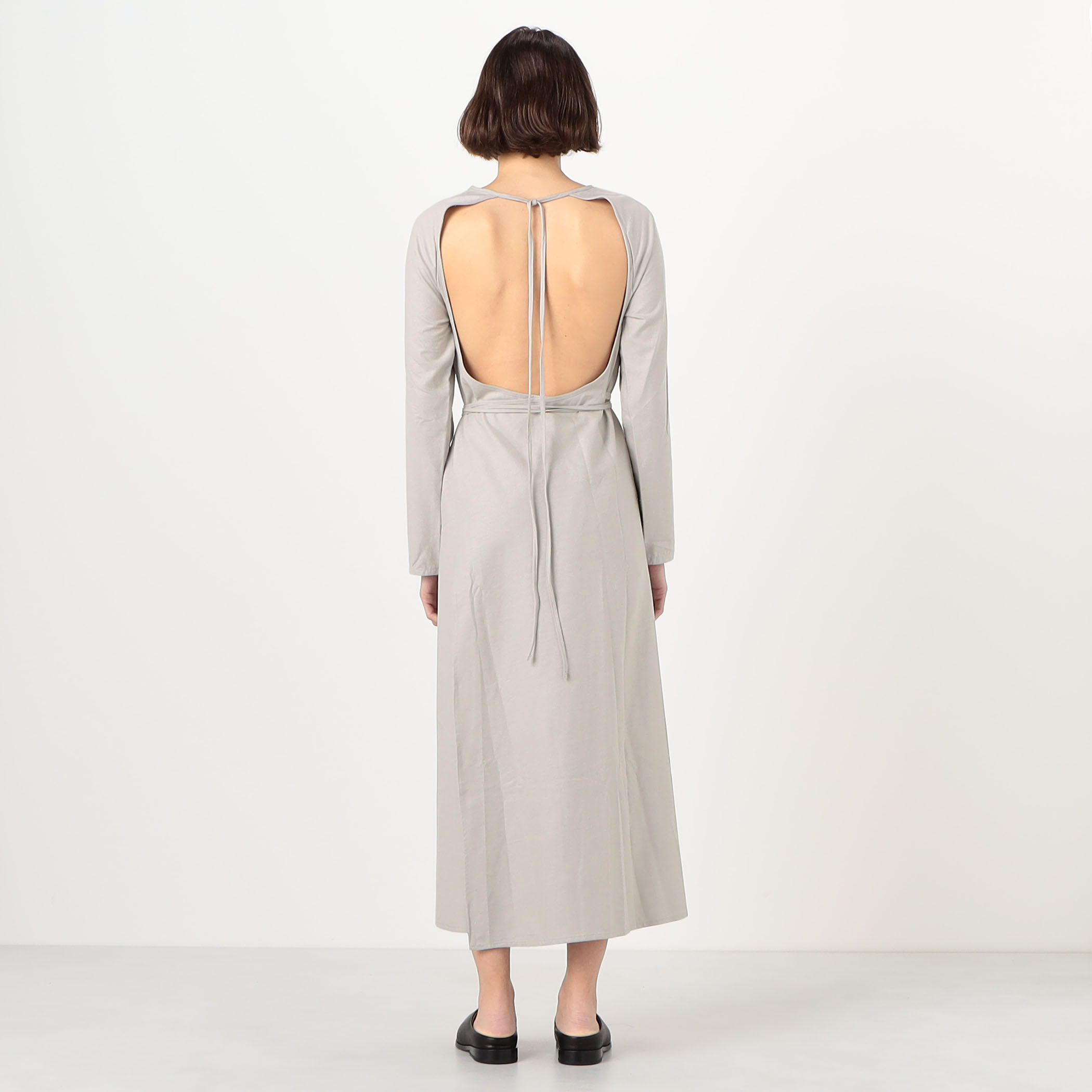 BASERANGE ワンピース DRESS ベースレンジ APRON シルク エプロン 