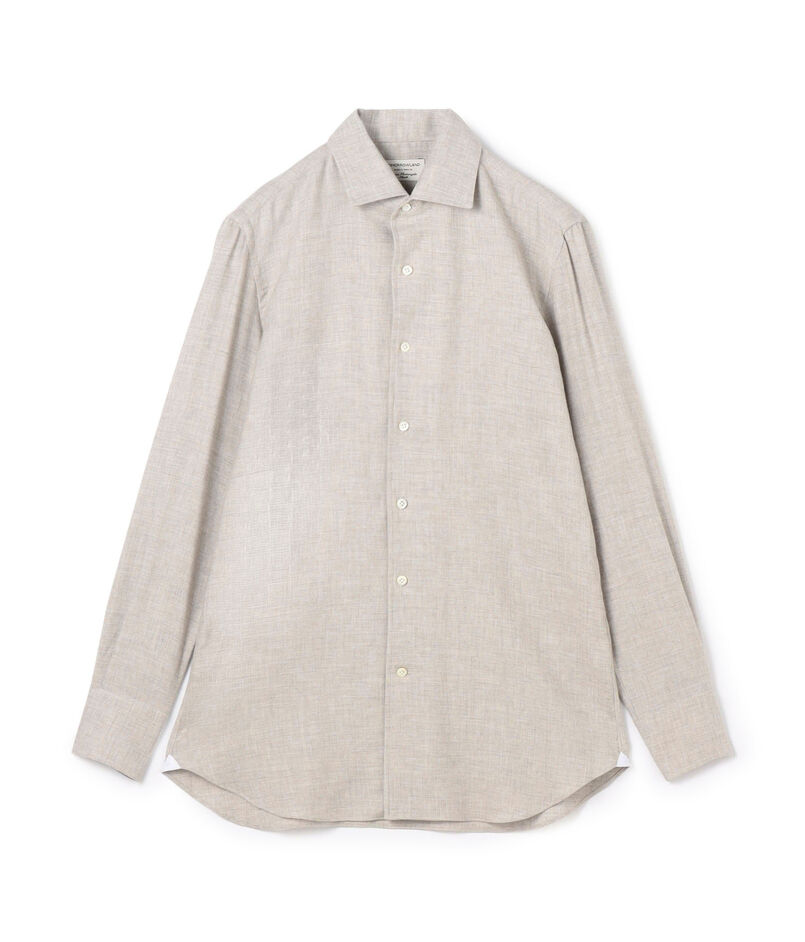 【別注】Maria Santangelo MARCELLO  コットンウール ワンピースカラーシャツ