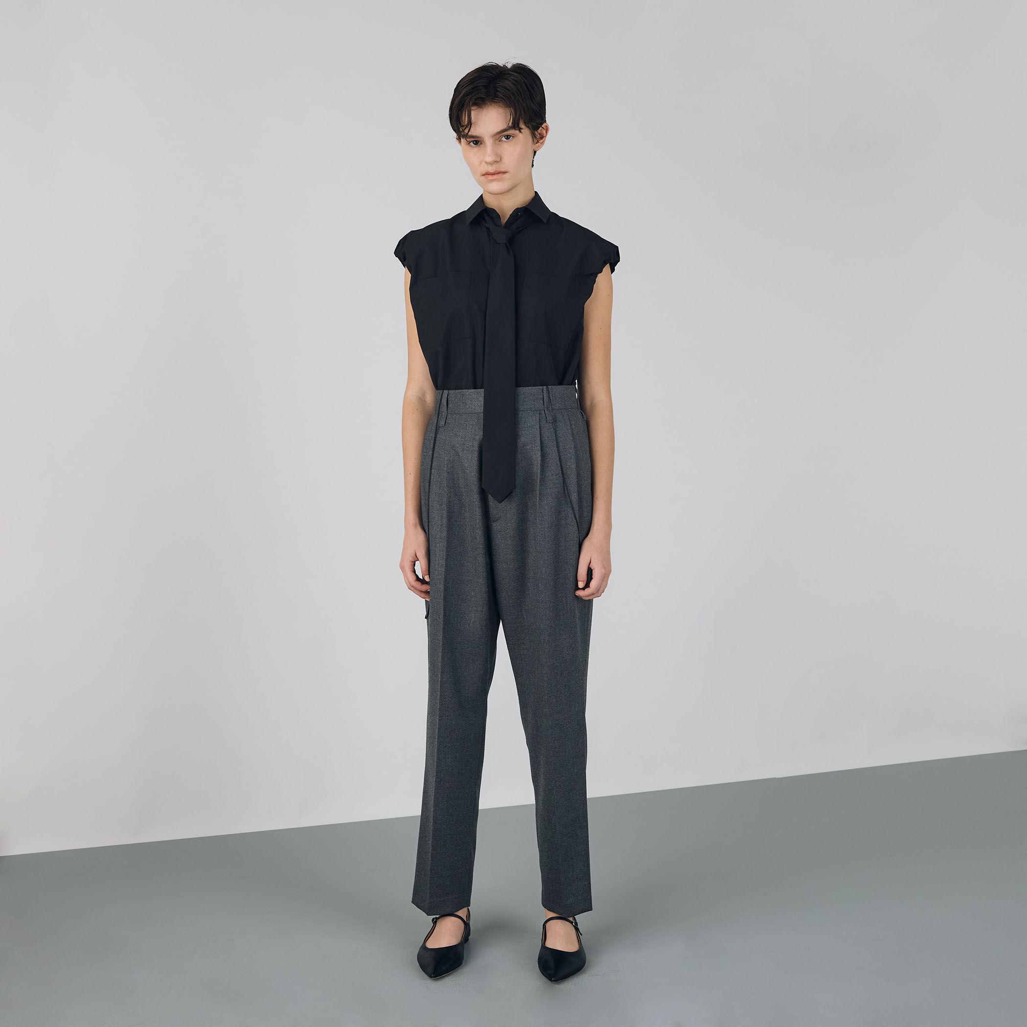 美品】jean paul knott チャコールグレー パンツ｜パンツ 