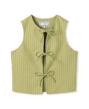 LUTCHMIAH JACQUARD RIBBON ベスト