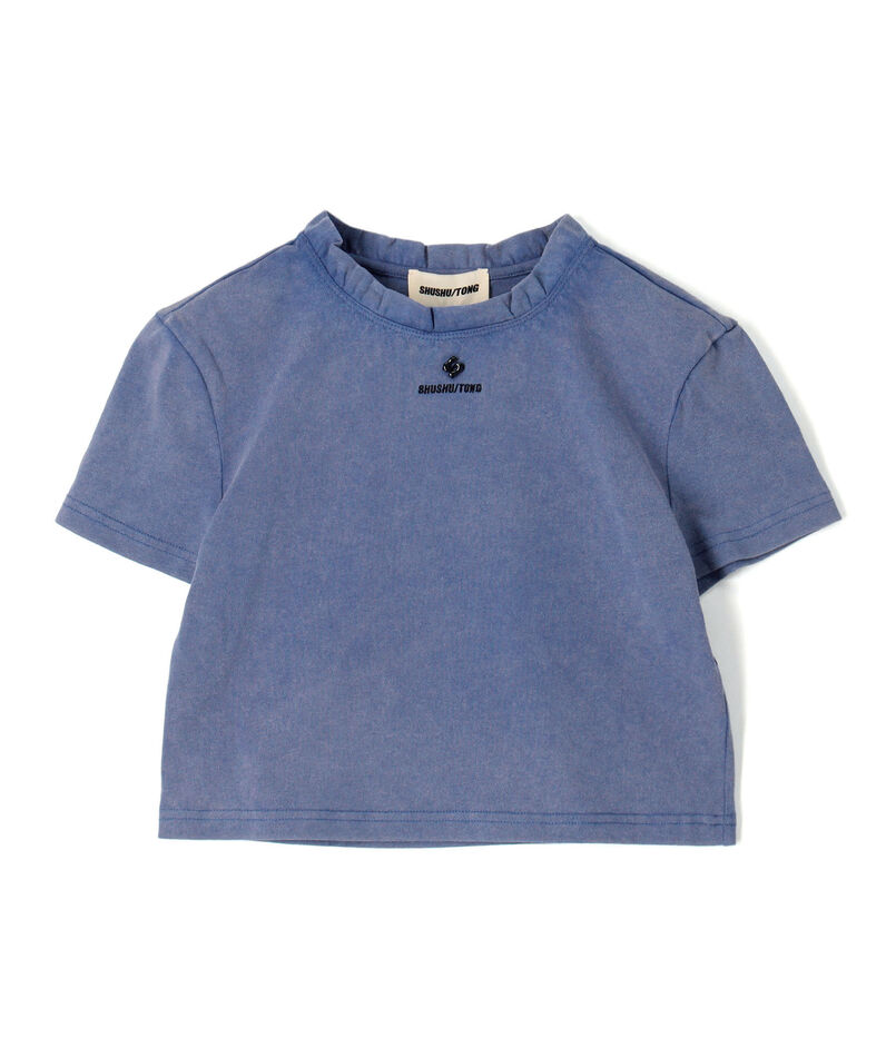 SHUSHU/TONG Wave Lace Collar T フリルカラーTシャツ