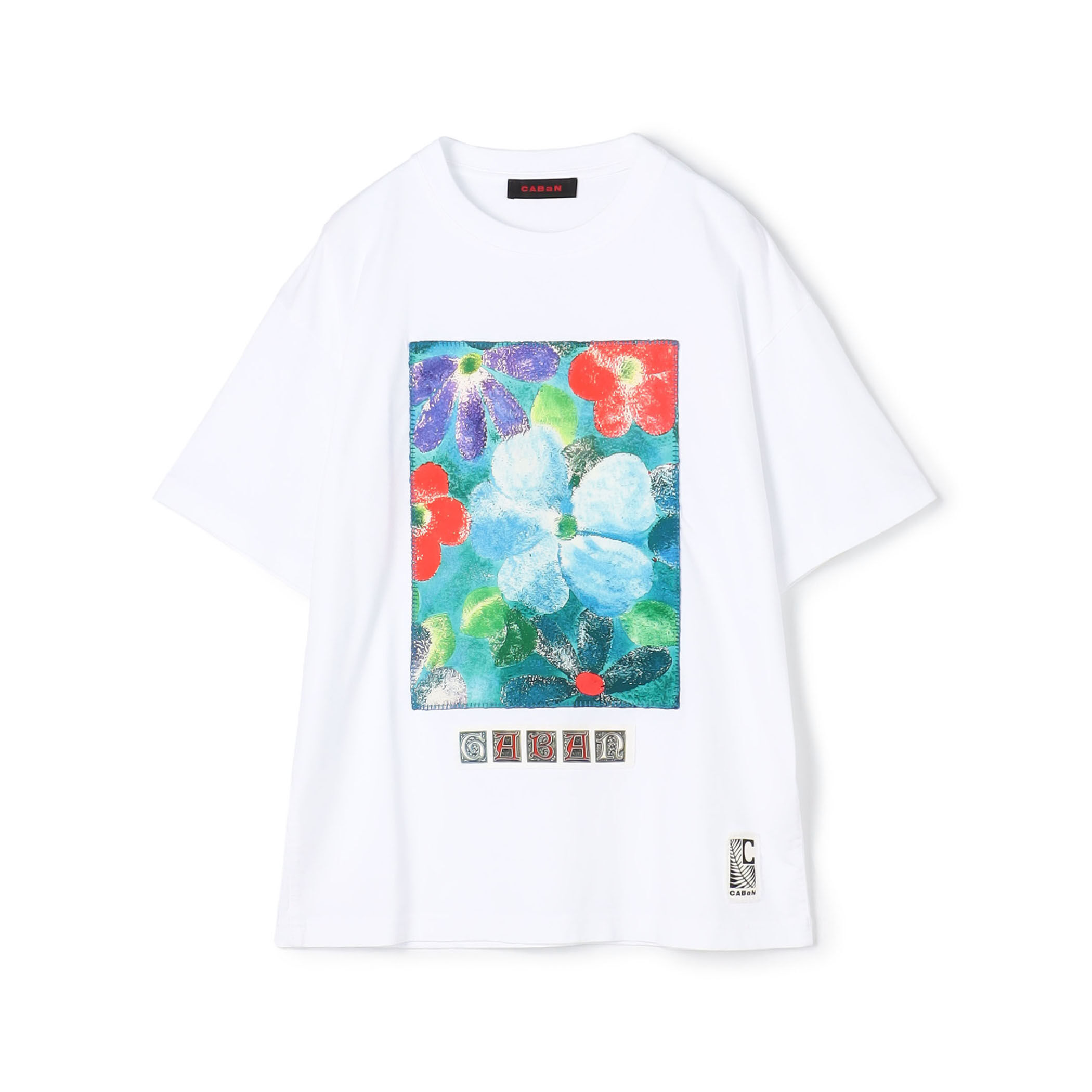 CABaN ドライスビンコットン IBIZA プリントTシャツ