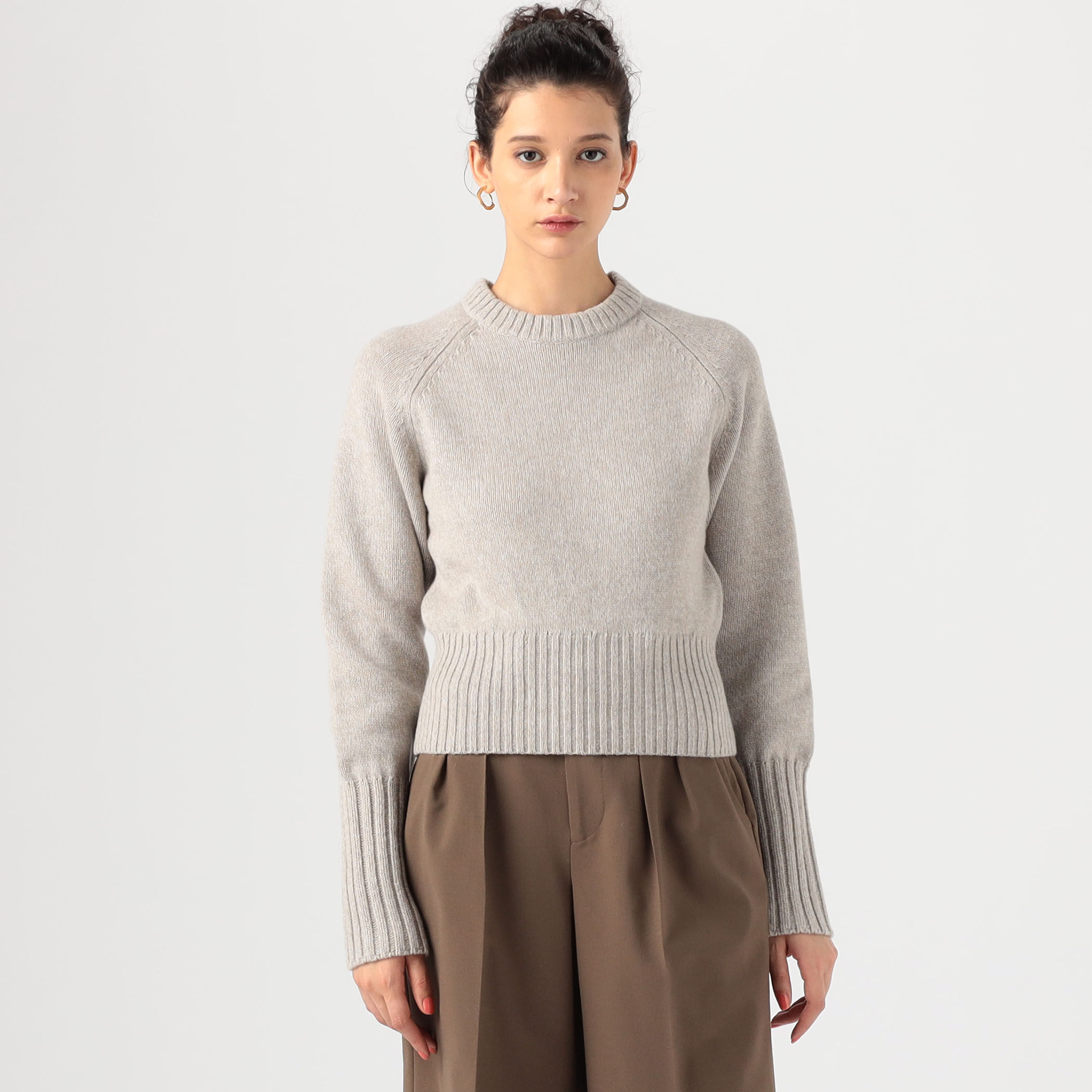 MACPHEE（マカフィー）の「ラムカシミヤ ハイゲージ クルーネックプルオーバー（ニット/セーター）」 - WEAR