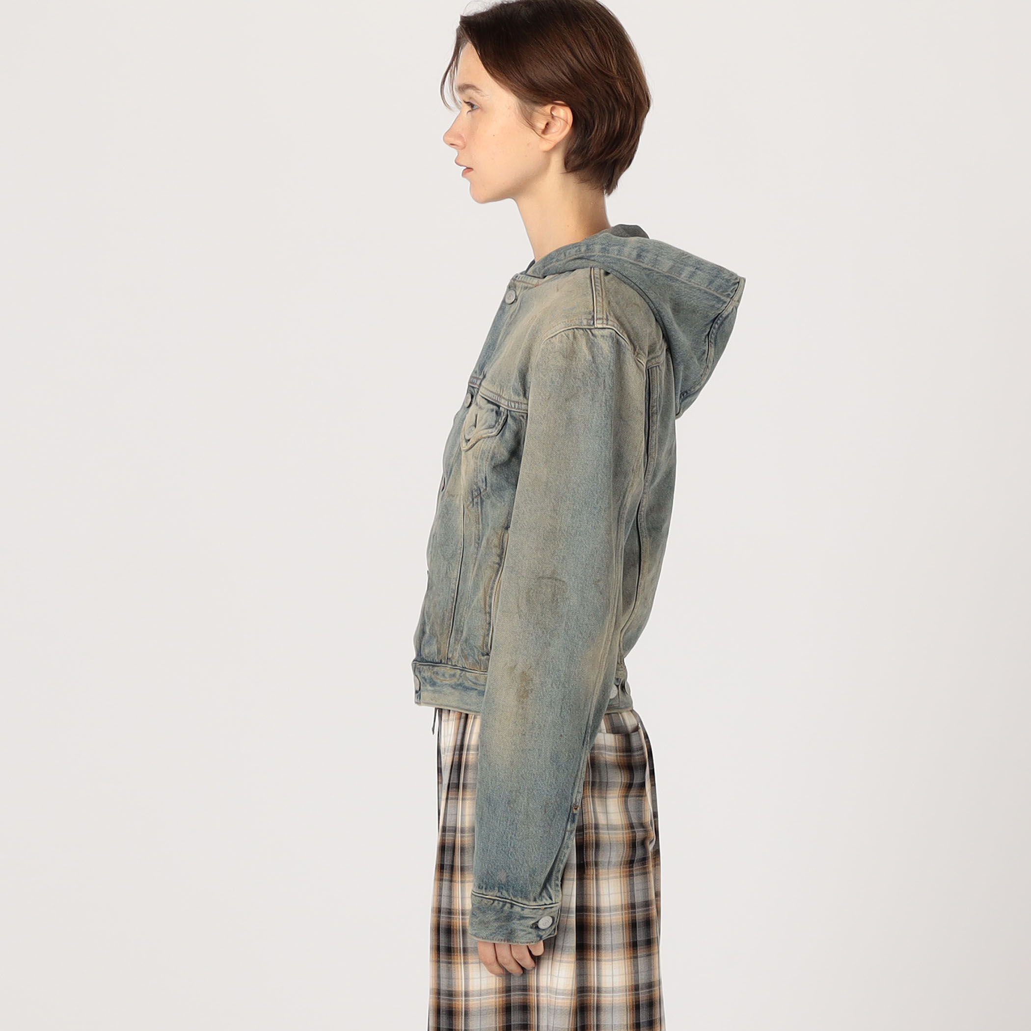 Acne Studios デニムジャケット フーディー｜トゥモローランド 公式サイト