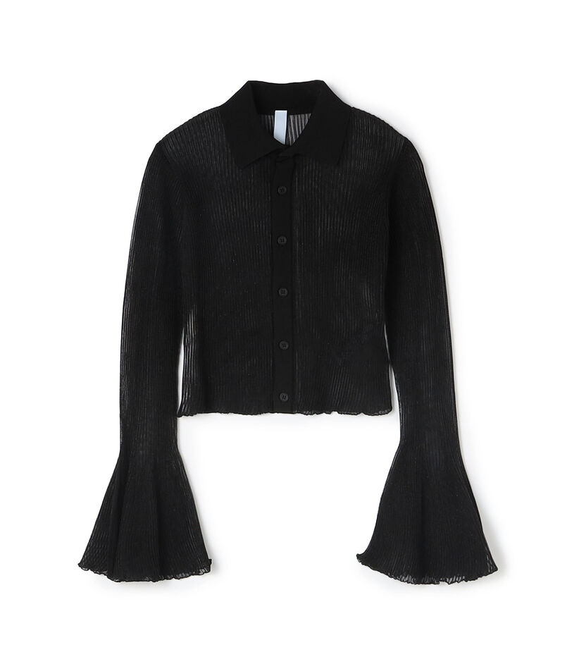 CFCL HYPHA GLITTER SHIRT CARDIGAN