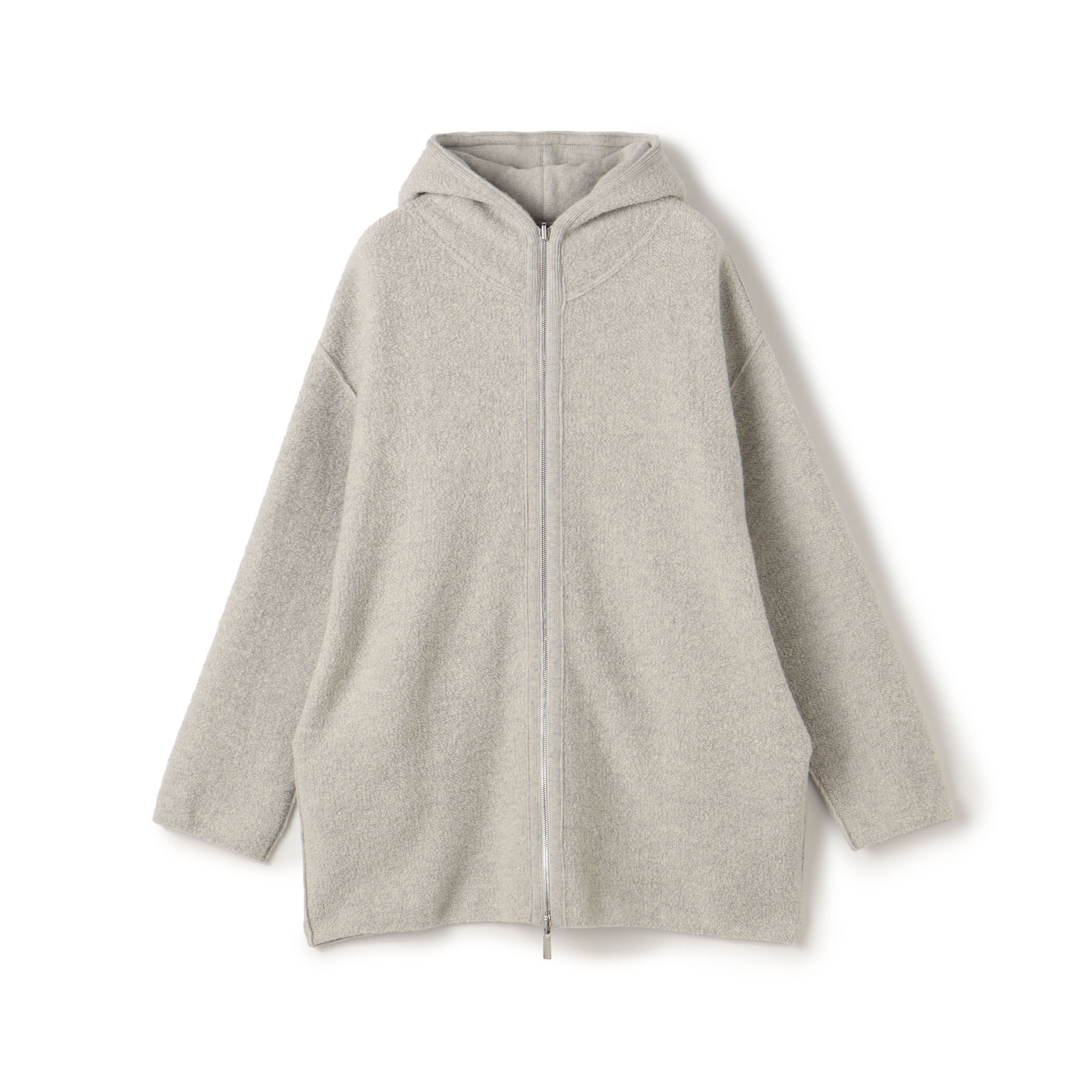 ウールダブルフェイスパイル 2-wayフーデッドコート｜トゥモローランド