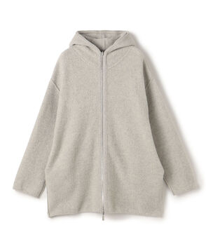 ウールダブルフェイスパイル 2-wayフーデッドコート