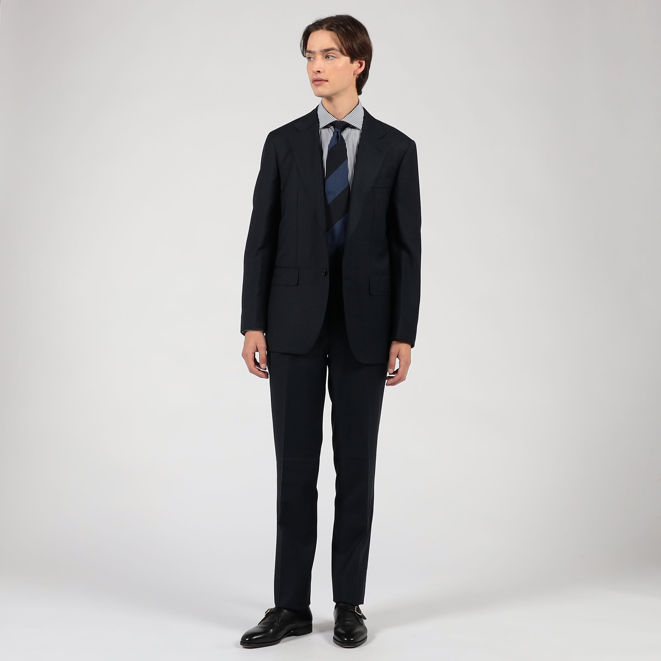 ウール シングルブレステッド 2Bスーツ TROFEO E.Zegna